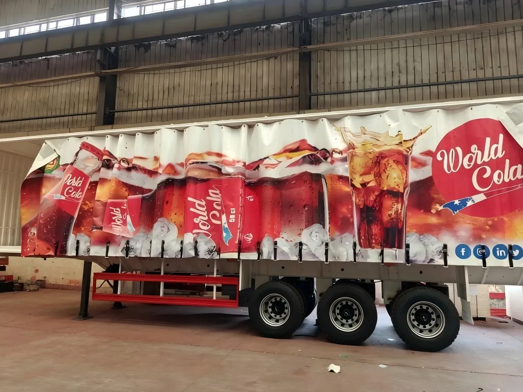 3 Axles Curtainside trailer