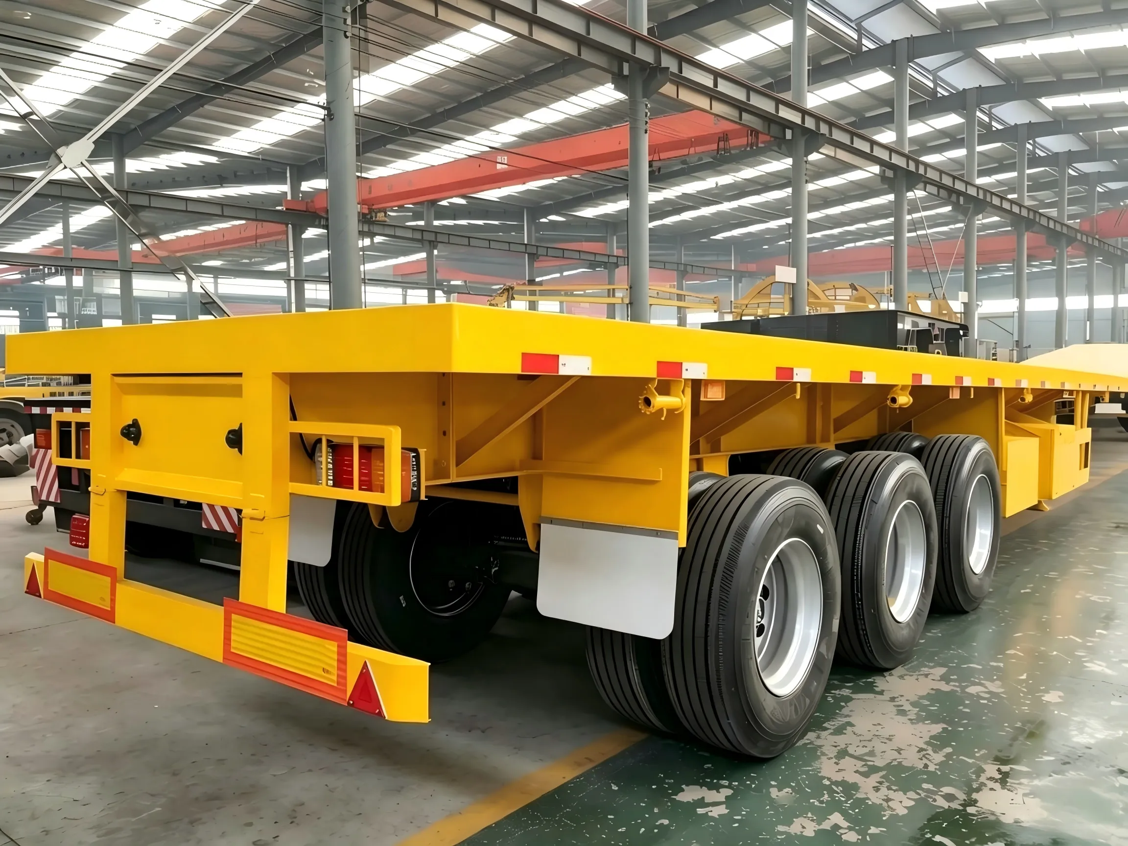 3 Axles Flatbed Trailer