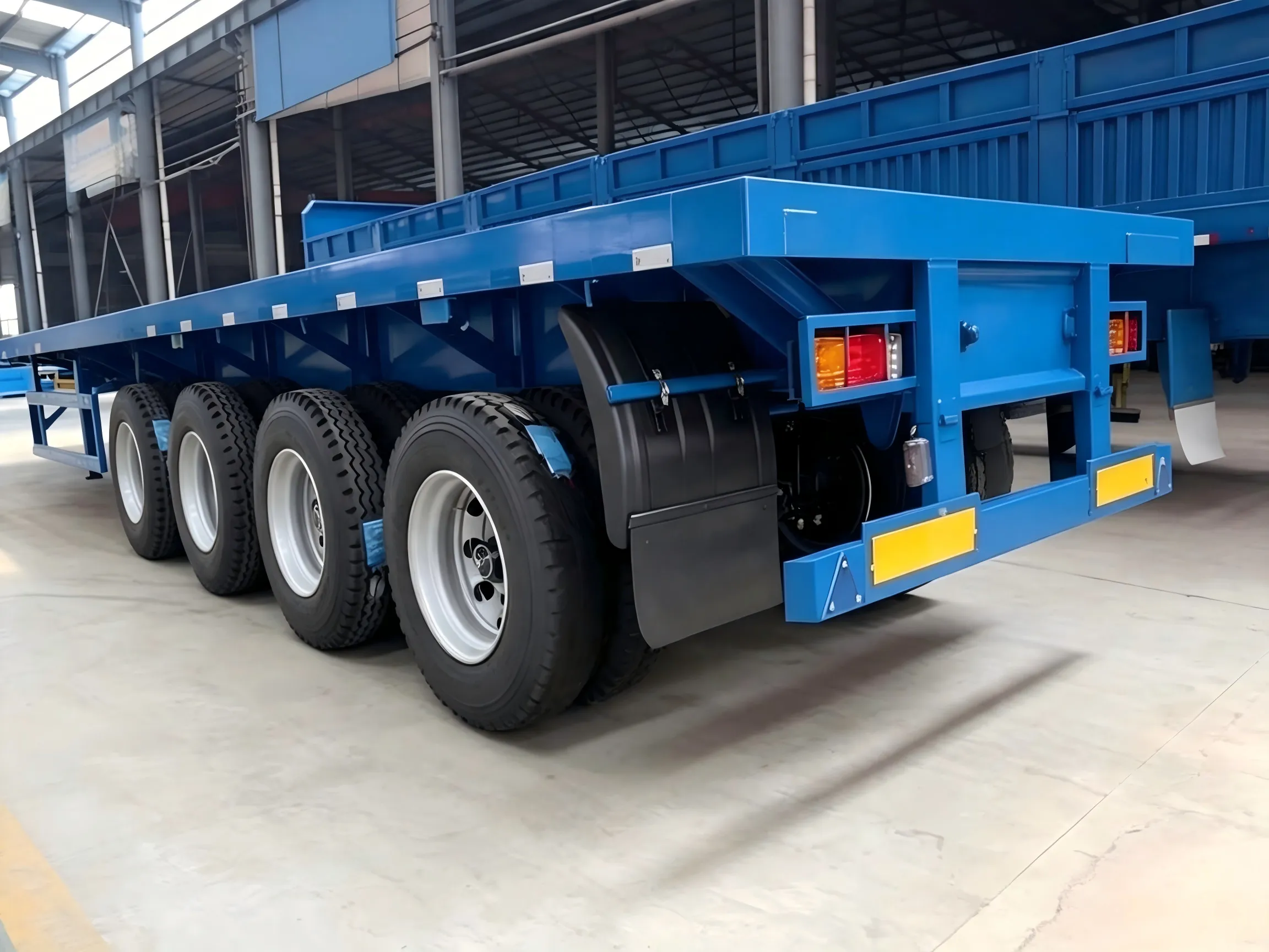 4 Axles Flatbed Trailer