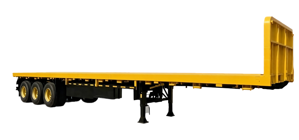 3 Axles Container Flatbed Trailer