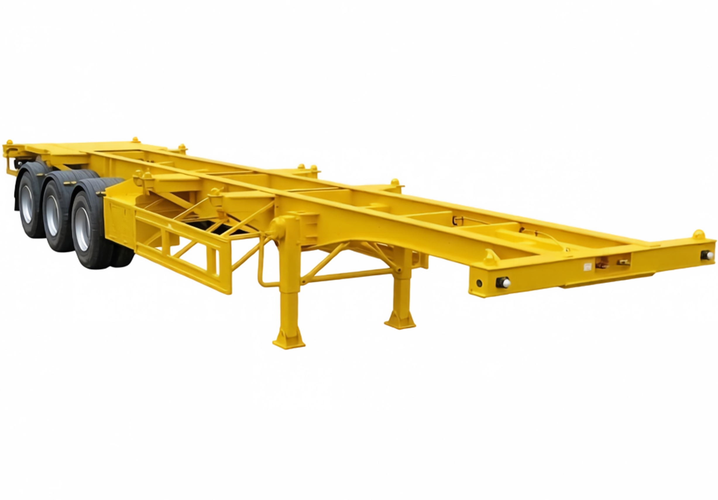 3 Axles Skeletal Trailer